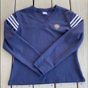 Adidas Notre Dame Navy Crop Top
